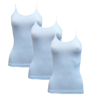 Beeren 3-Pack Dames spaghetti hemd Beeren Young Bleu