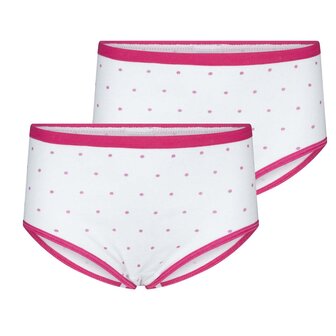 2 pack Beeren Meisjes slip M3000 Stip Roze