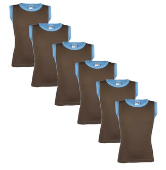 Beeren 6-Pack Jongens mouwloze shirts Beeren Young Sjimmie