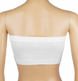 Dames Bandeau J&amp;C wit - Free size