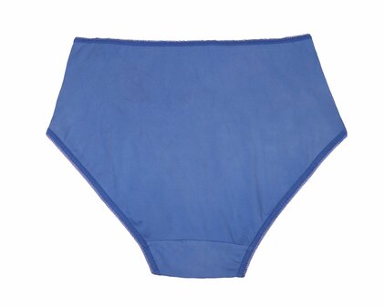 J&amp;C Dames tailleslip met kant Blue H805