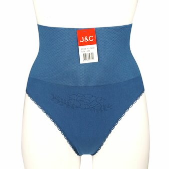 J&amp;C dames corrigerende string W3235 Petrol