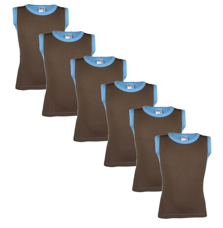 Beeren 6-Pack Jongens mouwloze shirts Beeren Young Sjimmie