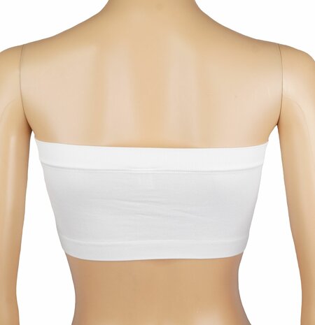 Dames Bandeau J&C wit - Free size