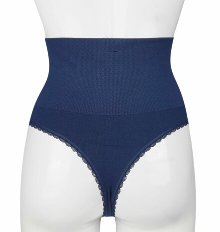 J&C dames corrigerende string W3235 Marine